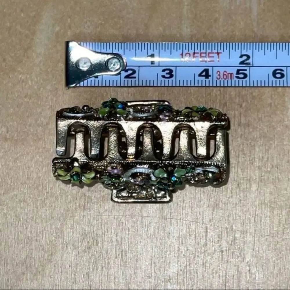 Vintage Rhinestone Hair Clip